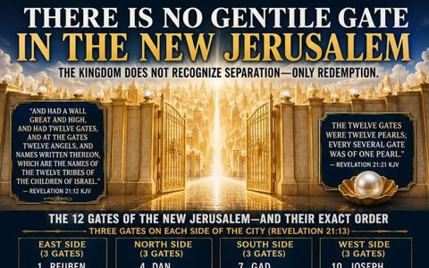 There Is No Gentile Gate In The New Jerusalem
