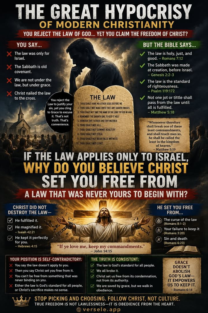 The great Christian hypocrisy.