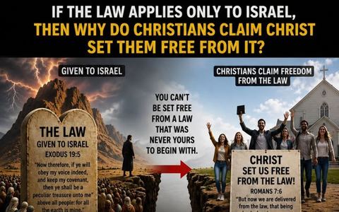 Some Christians claim they have been freed from the law, yet the same people also say…