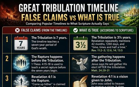 This “Great Tribulation Timeline” chart looks convincing at first glance, but when you…