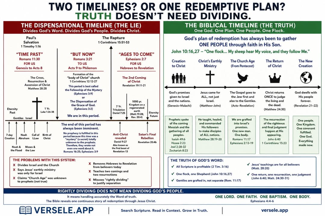 Two Timelines? Or One Redemptive Plan?